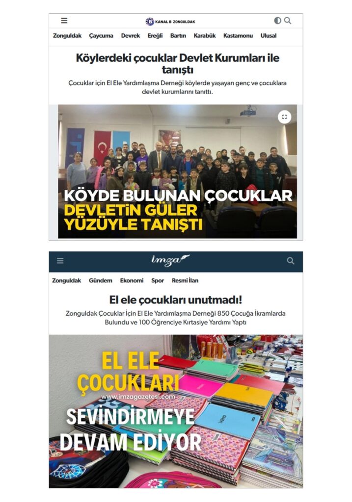 Çocuklar İçin El Ele 